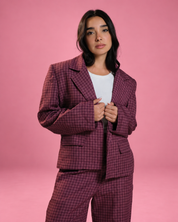 The Checkered Blazer