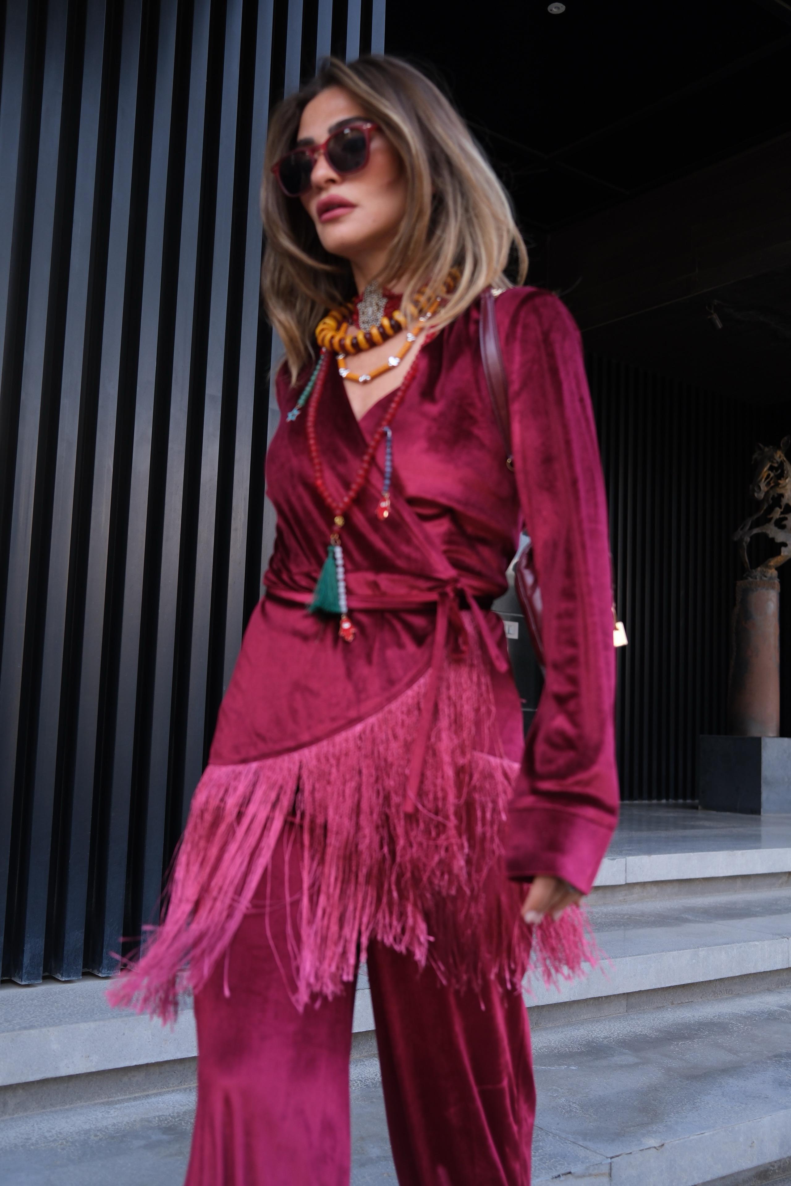 Fayrouz Set - Burgundy