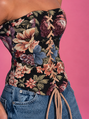 The Midnight Bloom Corset