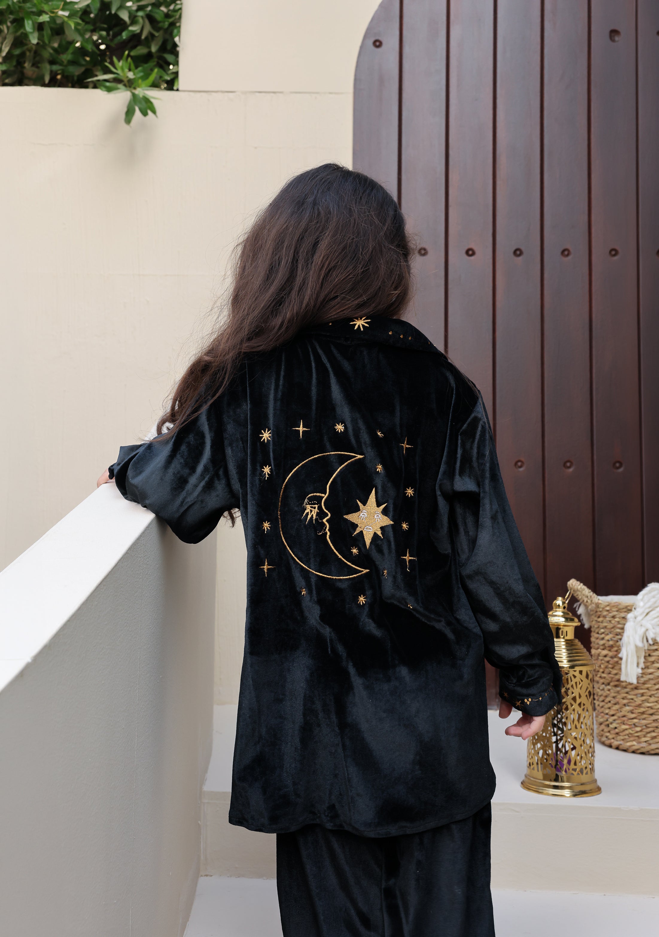 Kids Layaly Ramadan Velvet Set