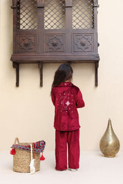 Kids Layaly Ramadan Velvet Set