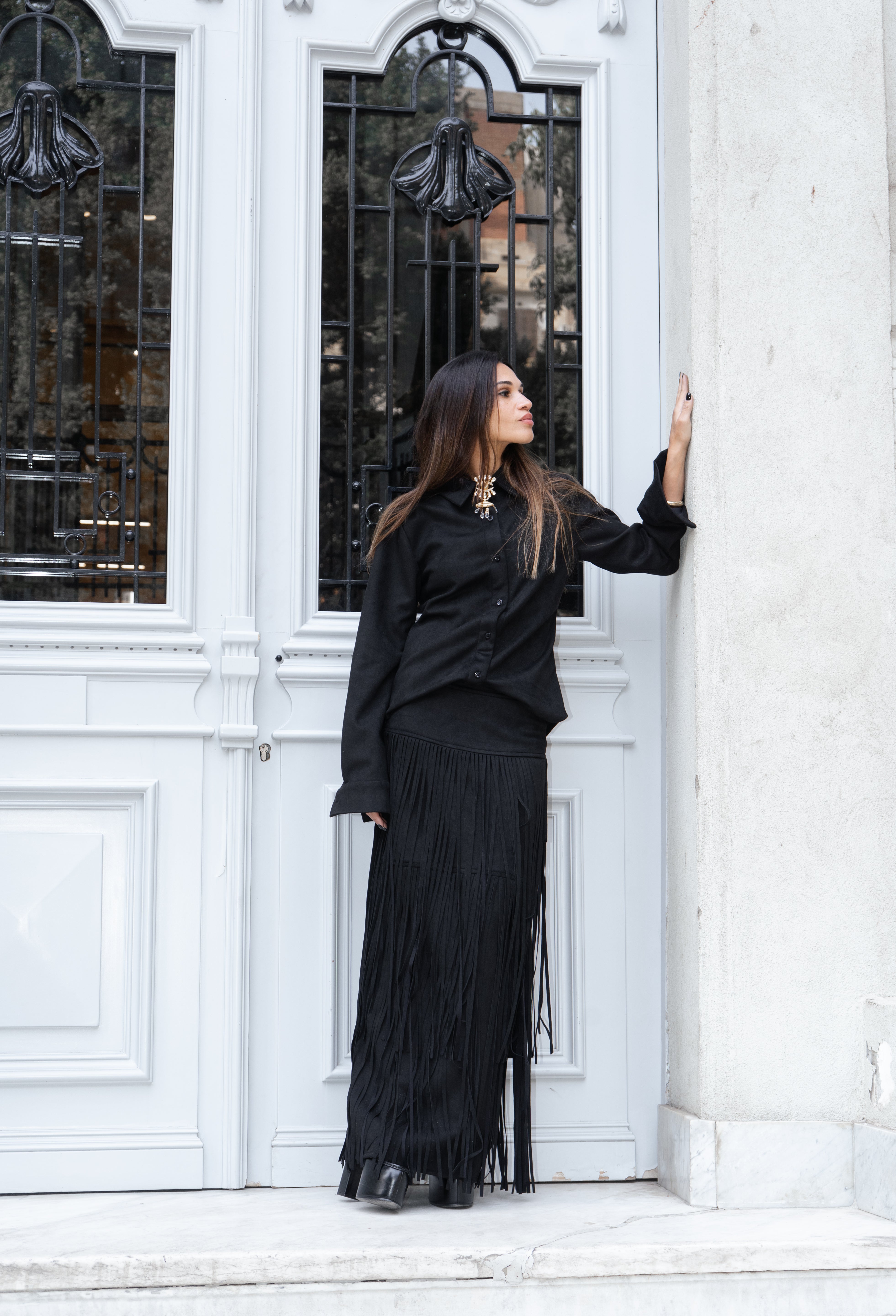 Amira Sued Set - Camel