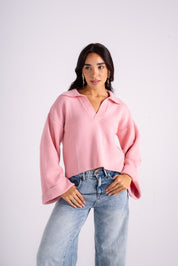 The Knitted Polo Sweater