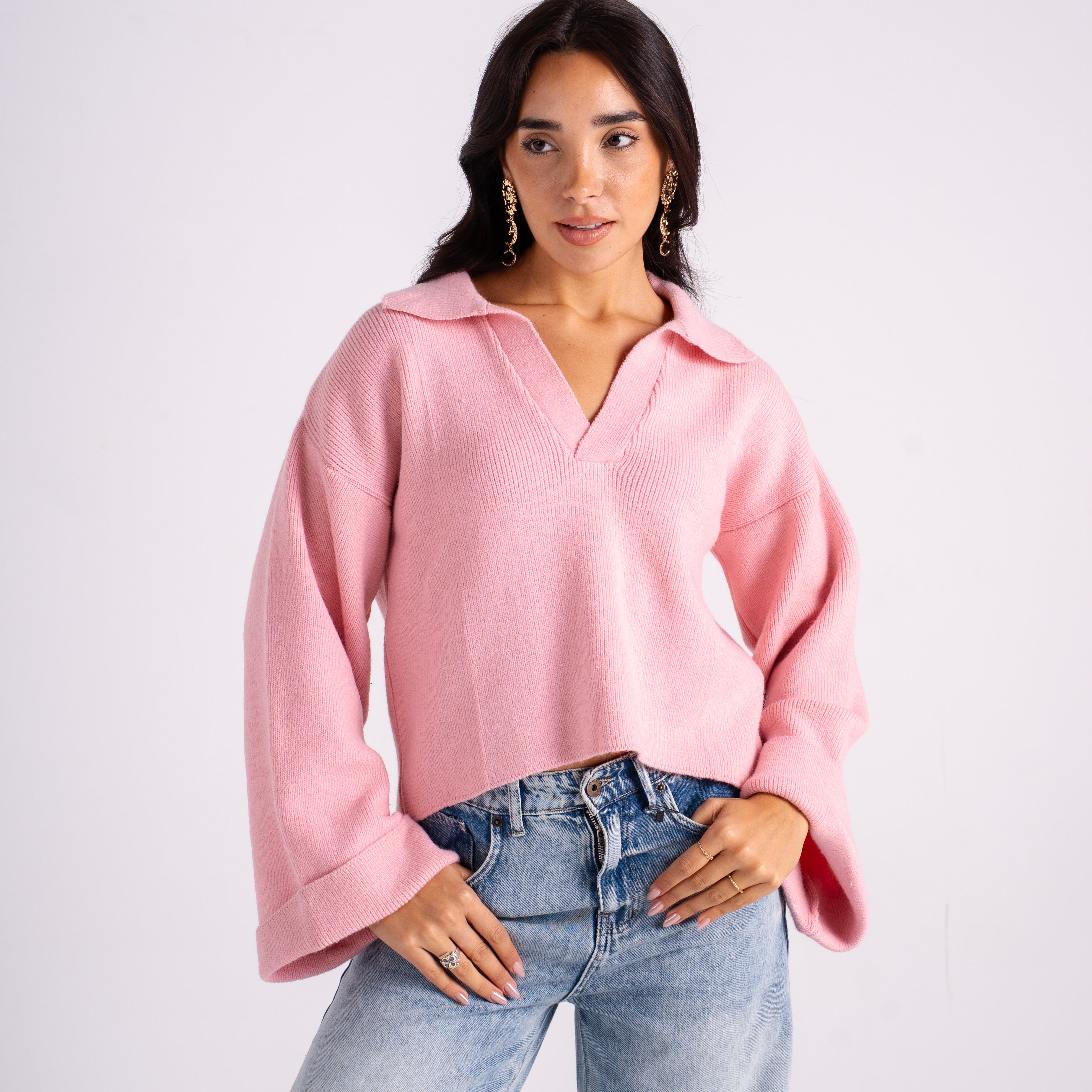 The Knitted Polo Sweater