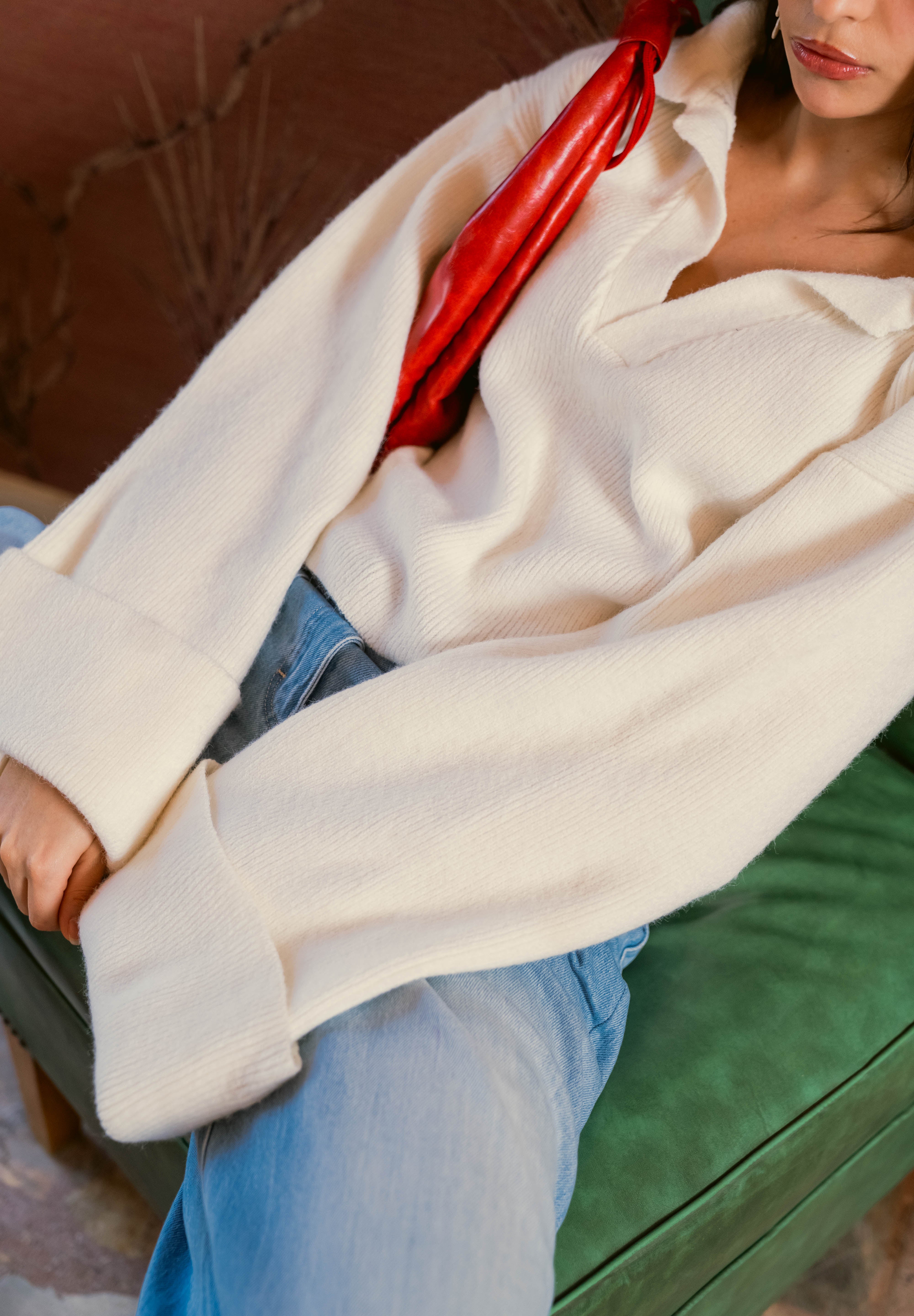 The Knitted Polo Sweater