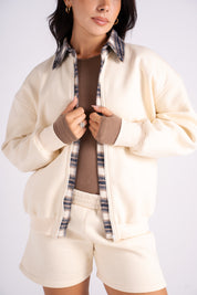 The Short Suit Jacket - Off White