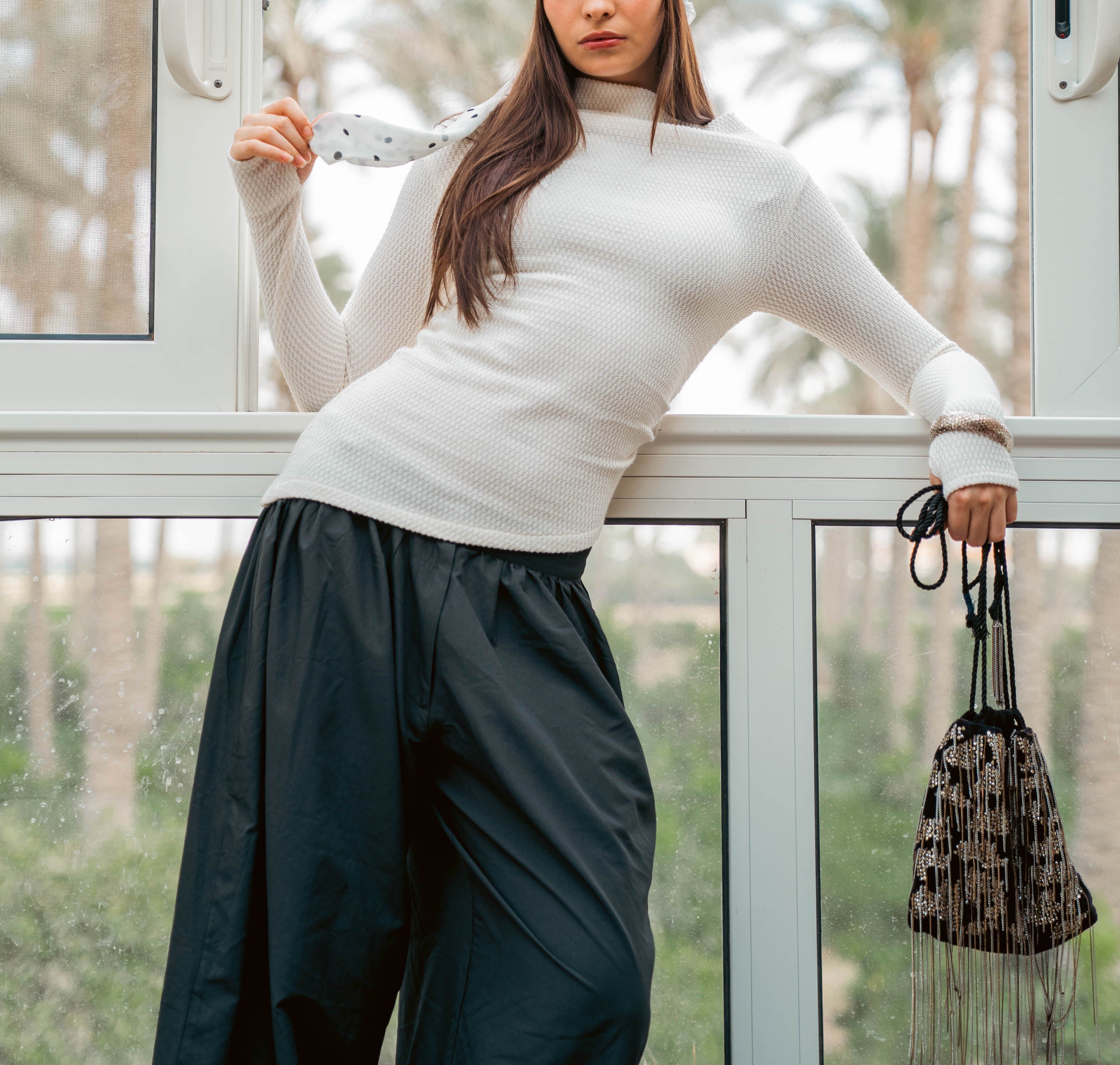 The Sleek High Neck Top