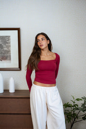 Structured Square Long Sleeve