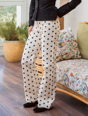 The Polka Dot Creme Pants