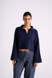 The Knitted Polo Sweater