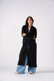 The Double Faced Cardigan Black