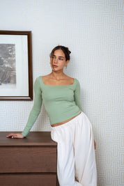 Structured Square Long Sleeve