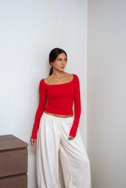 Structured Square Long Sleeve