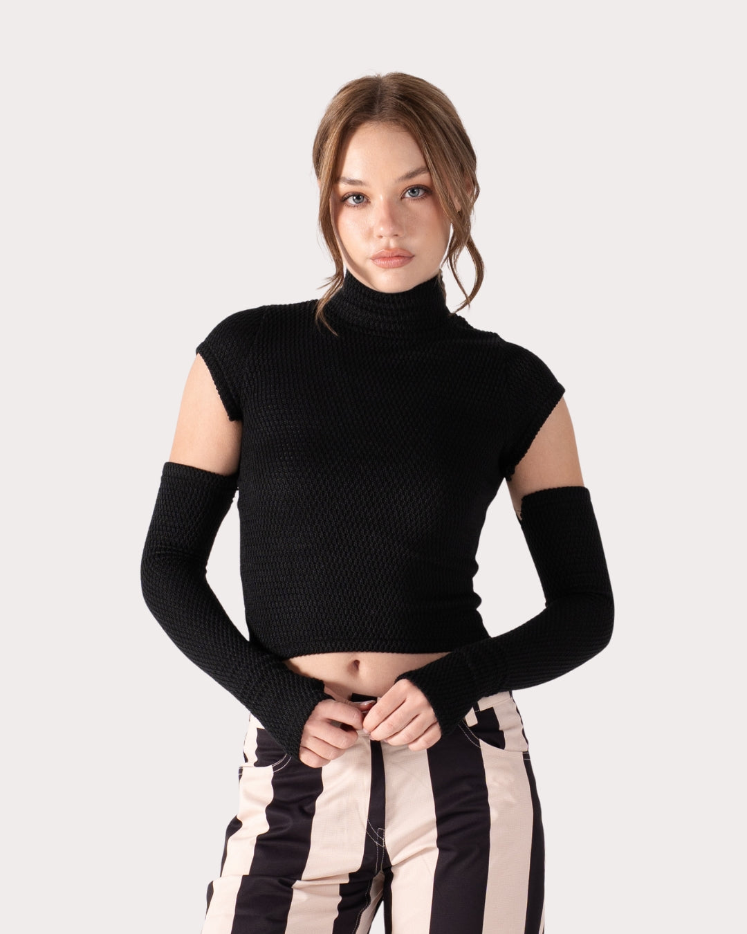 The Detached High Neck Top