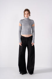 The Black Wide Leg Pants
