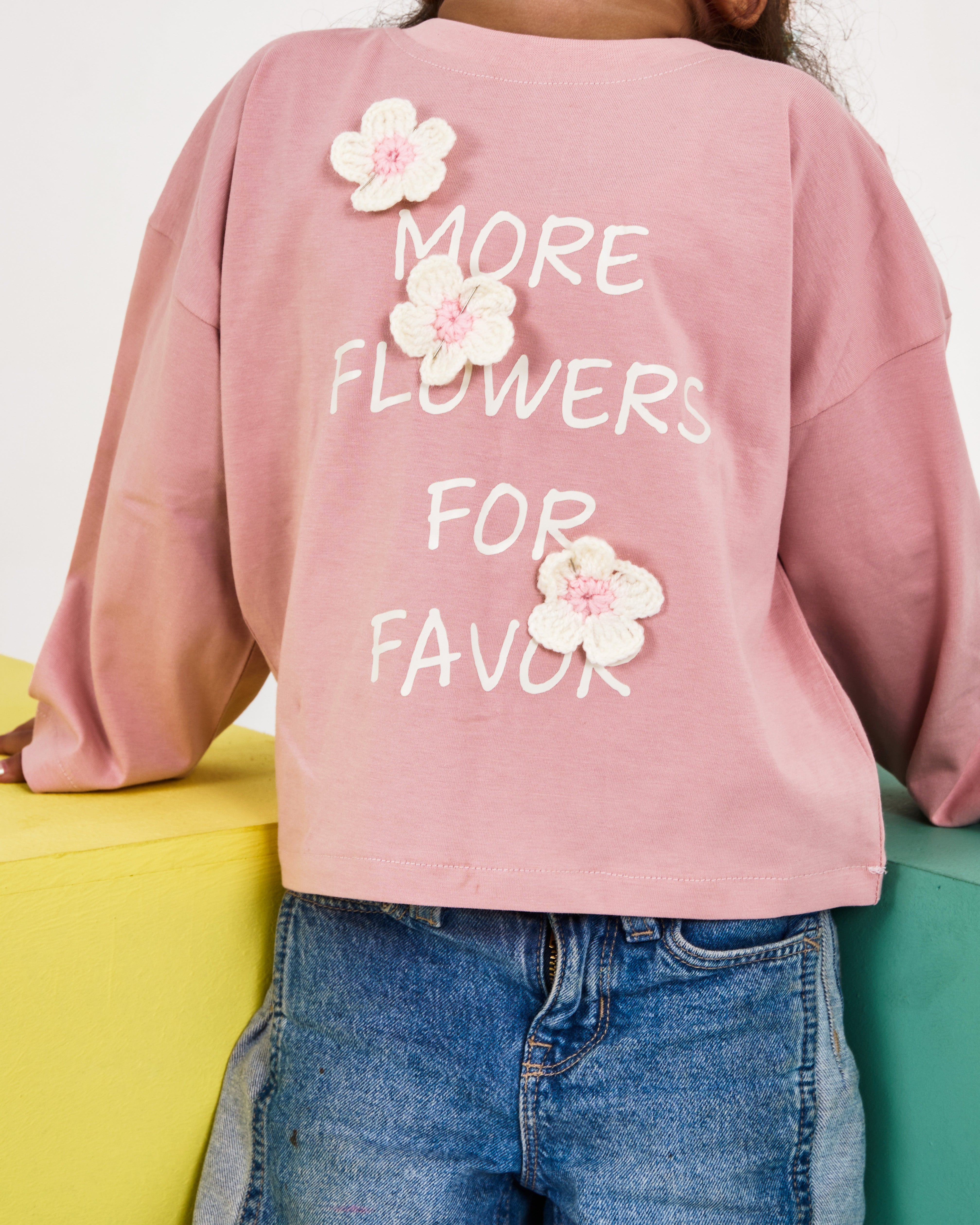Kids The More Flowers Sweater