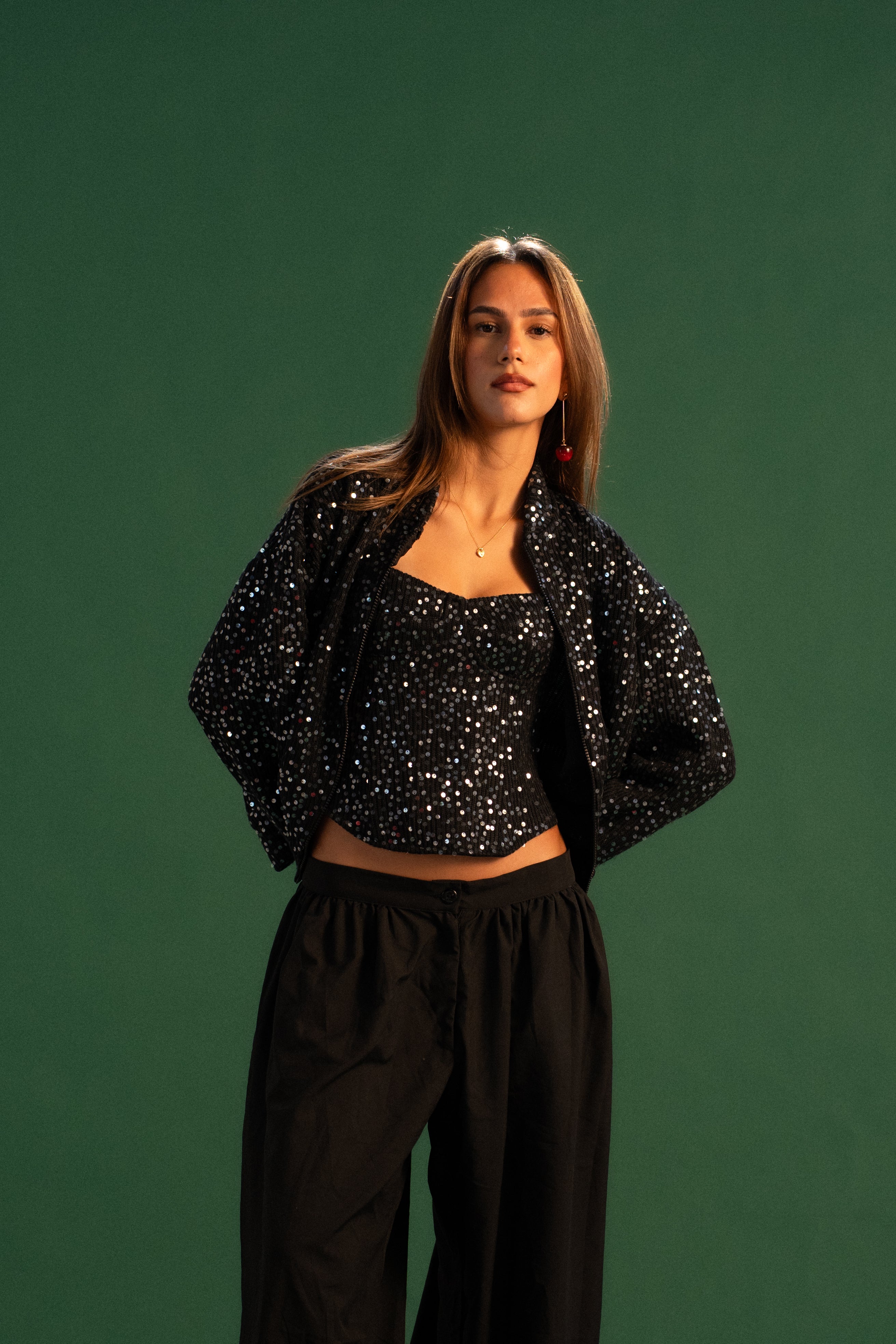 The Bling Bustier - Black