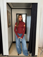 The Detached High Neck Top