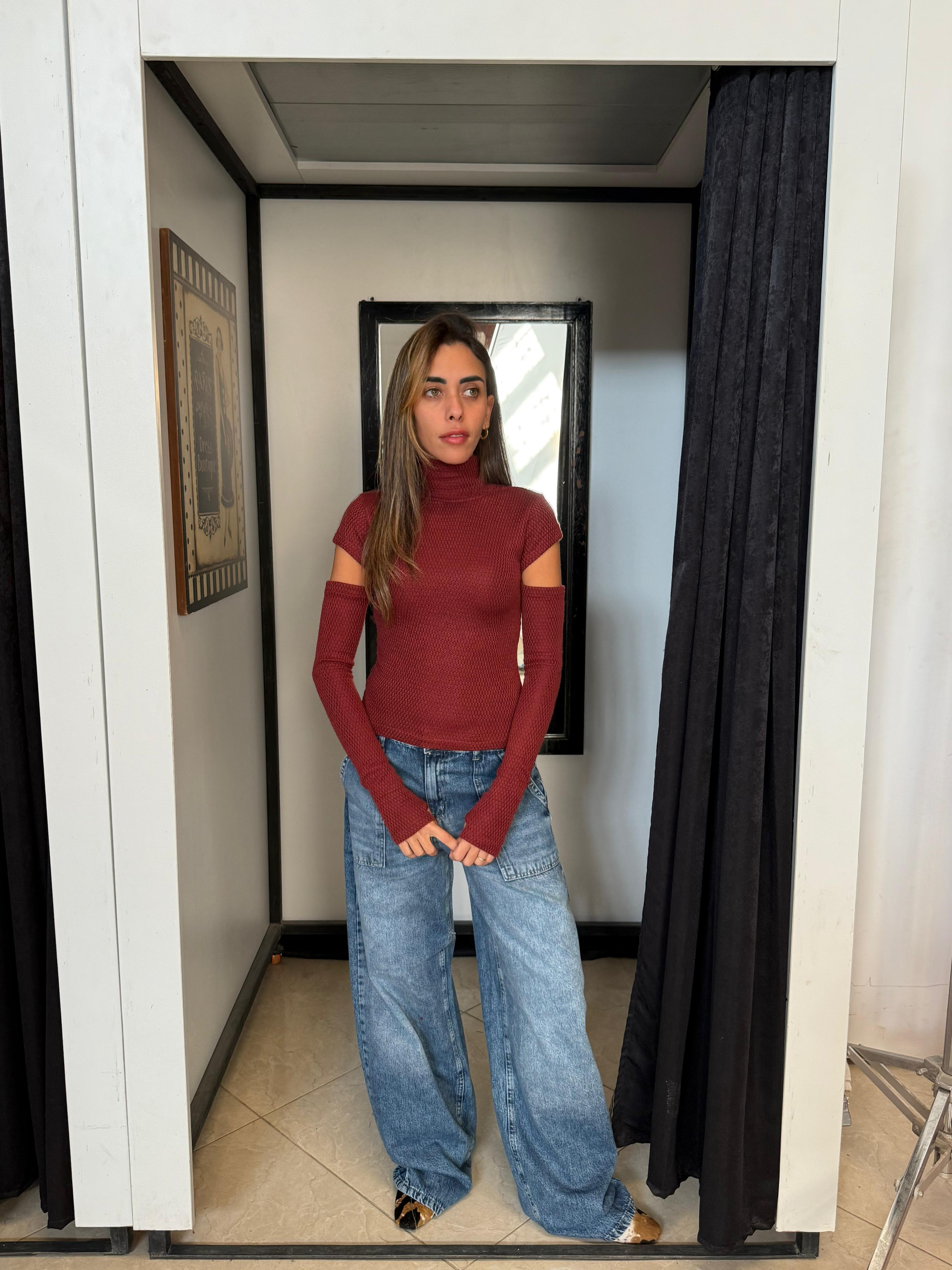 The Detached High Neck Top