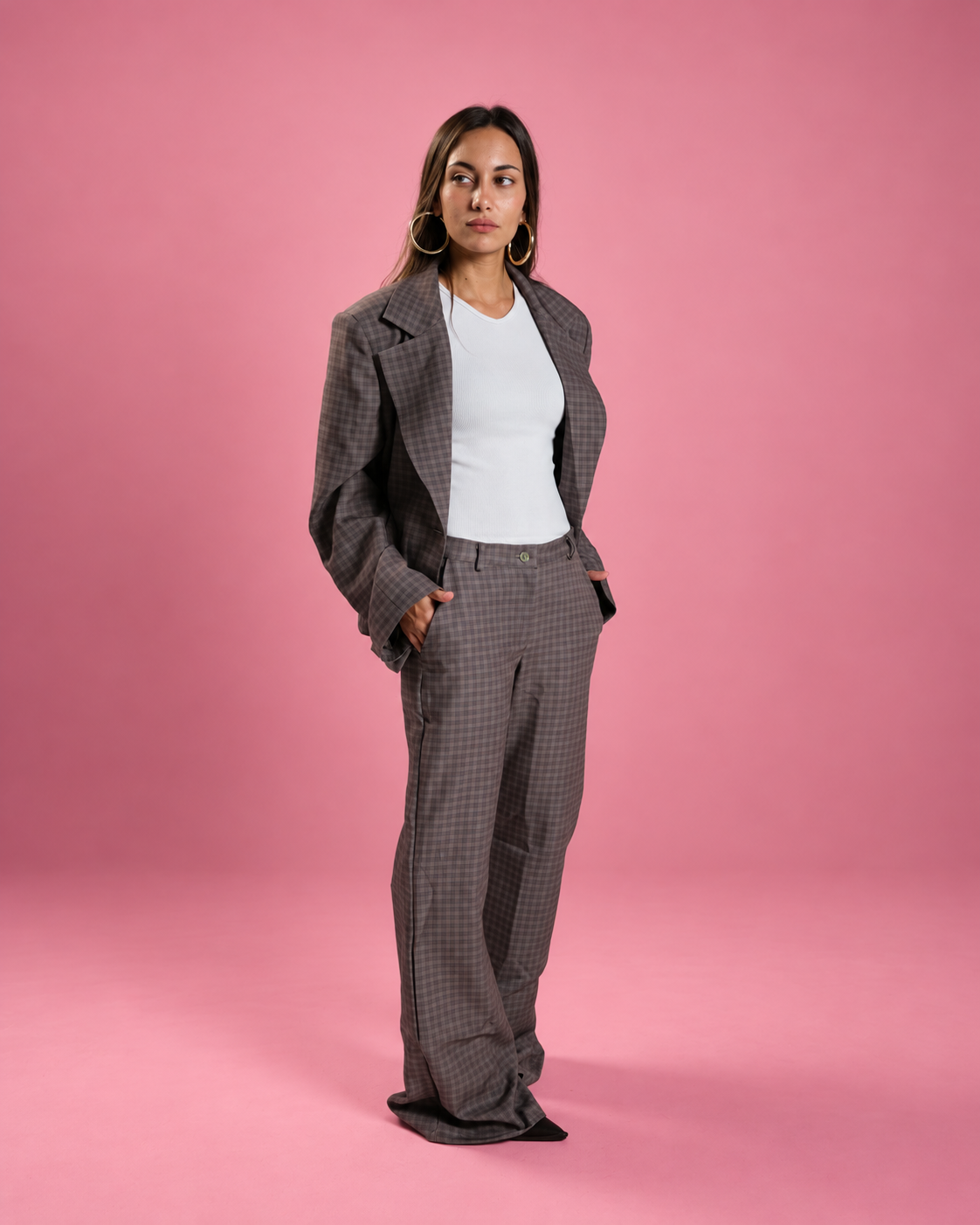 The Checkered Blazer