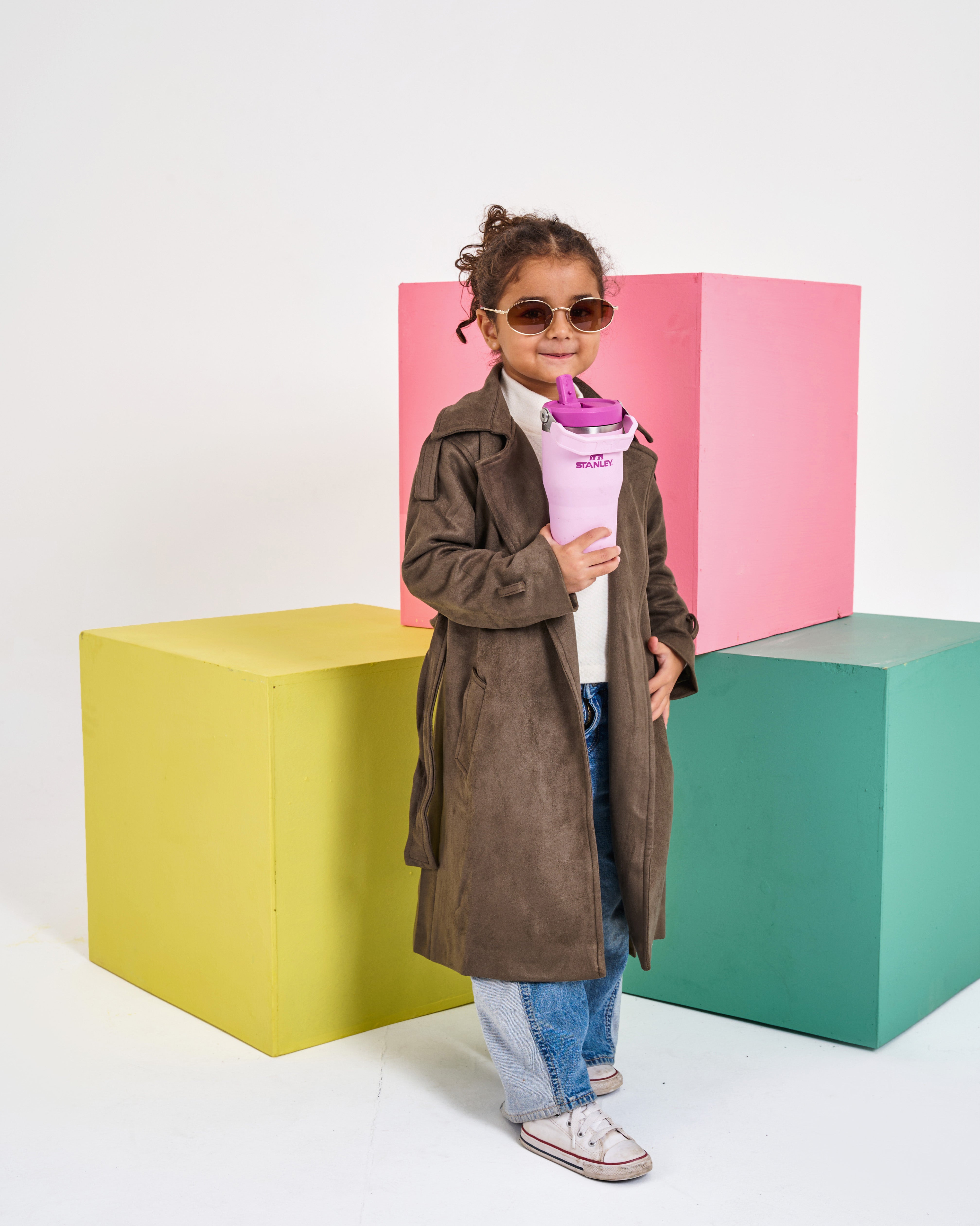 Kids Velvet Coat