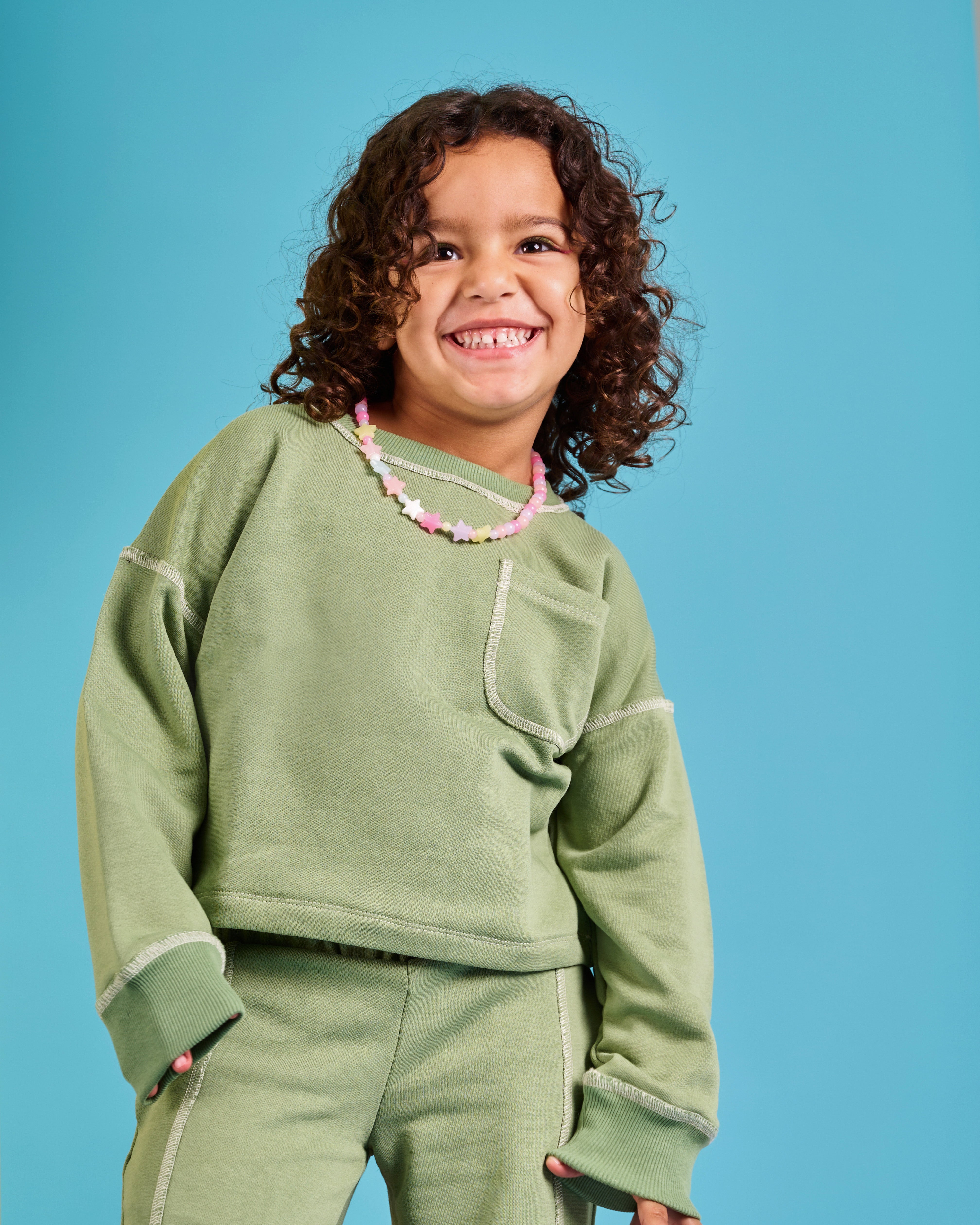 Kids Inside out set Matcha