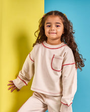 Kids Inside out set Creme