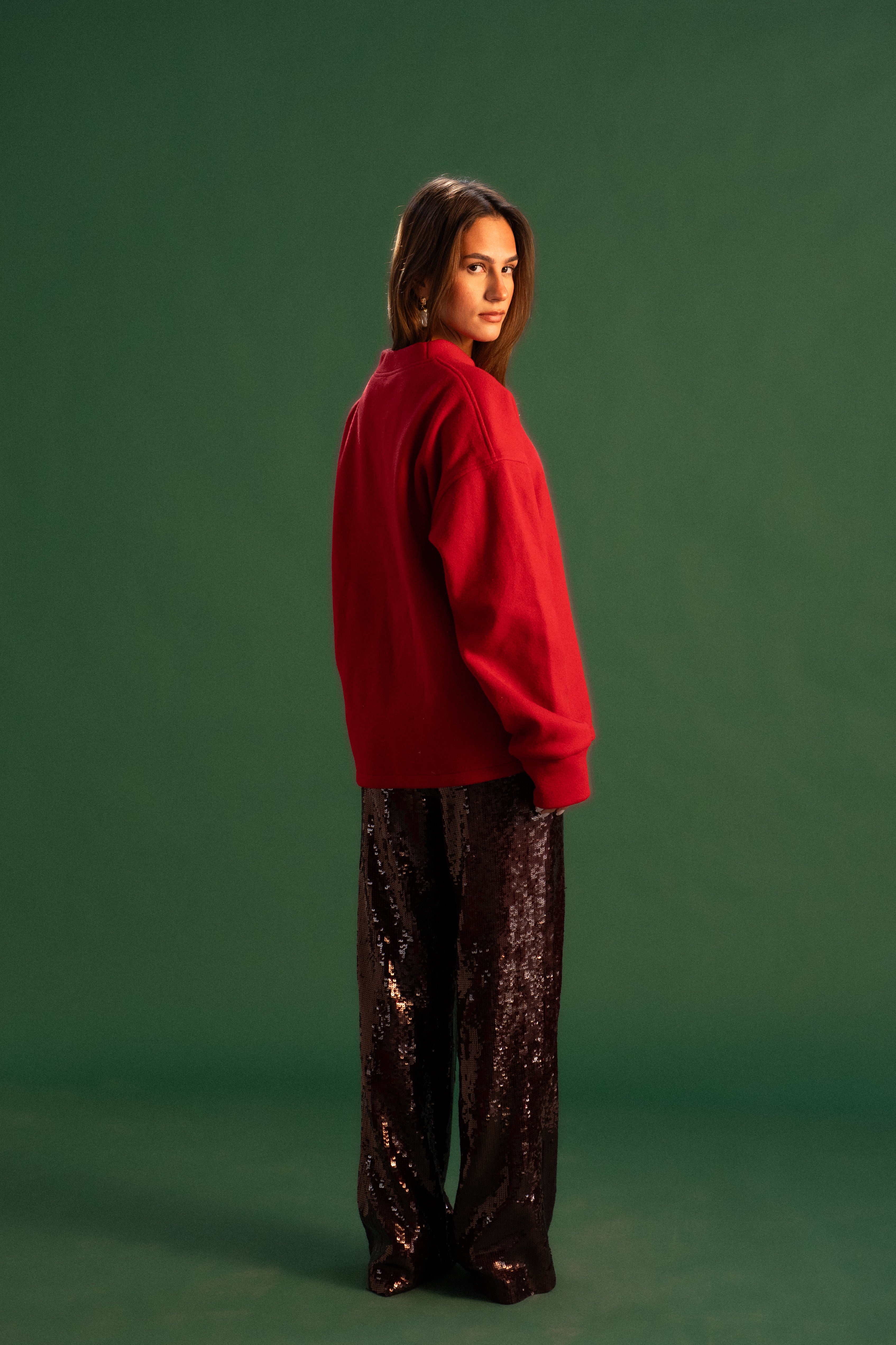 The Red Ember Sweater