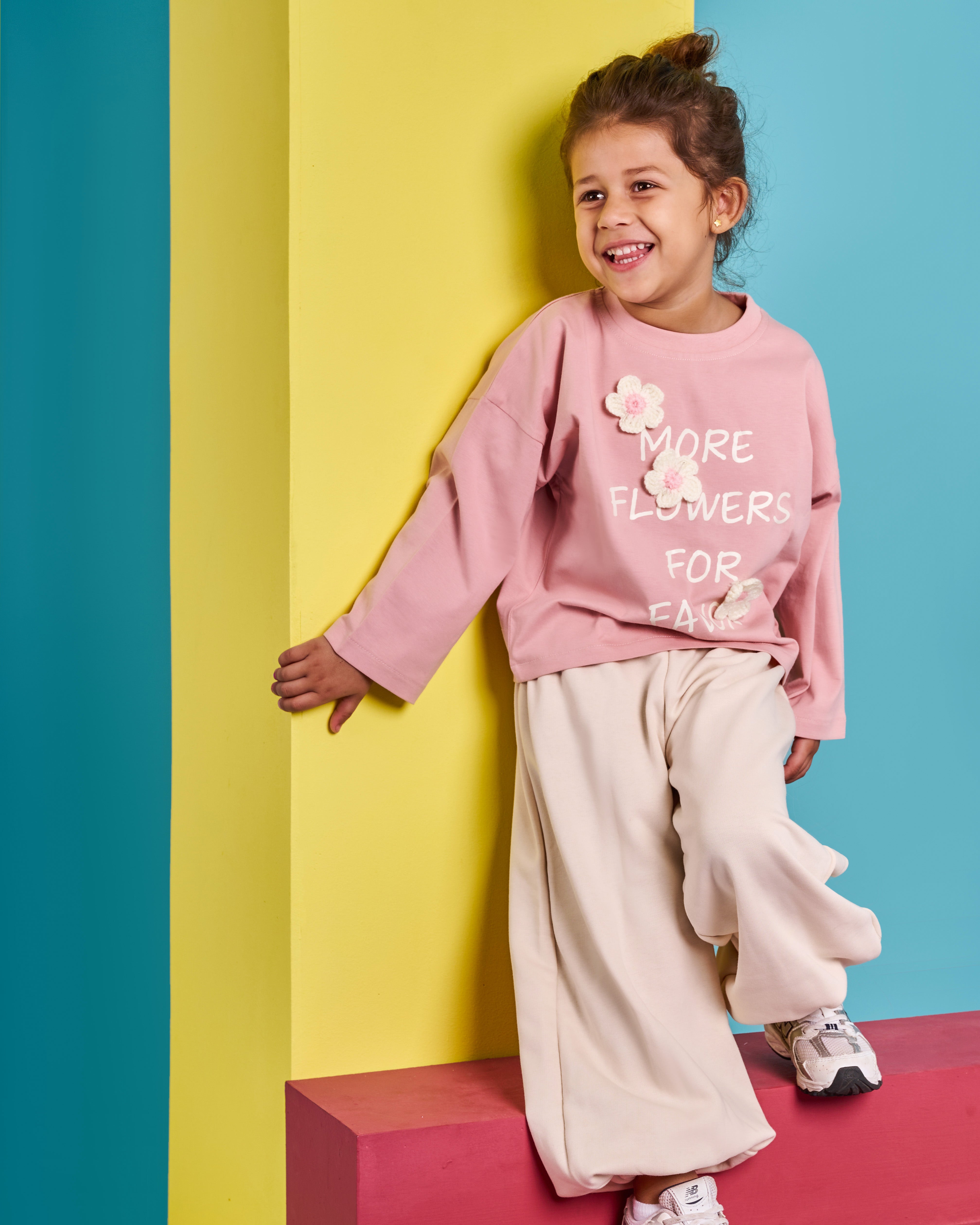 Kids The More Flowers Sweater