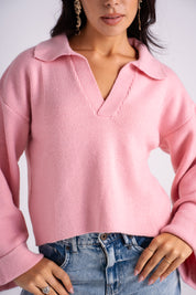 The Knitted Polo Sweater