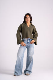 The Knitted Polo Sweater