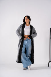 The Double Faced Cardigan Black