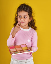 Kids The Pink Heart Rib Top