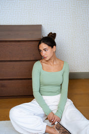 Structured Square Long Sleeve