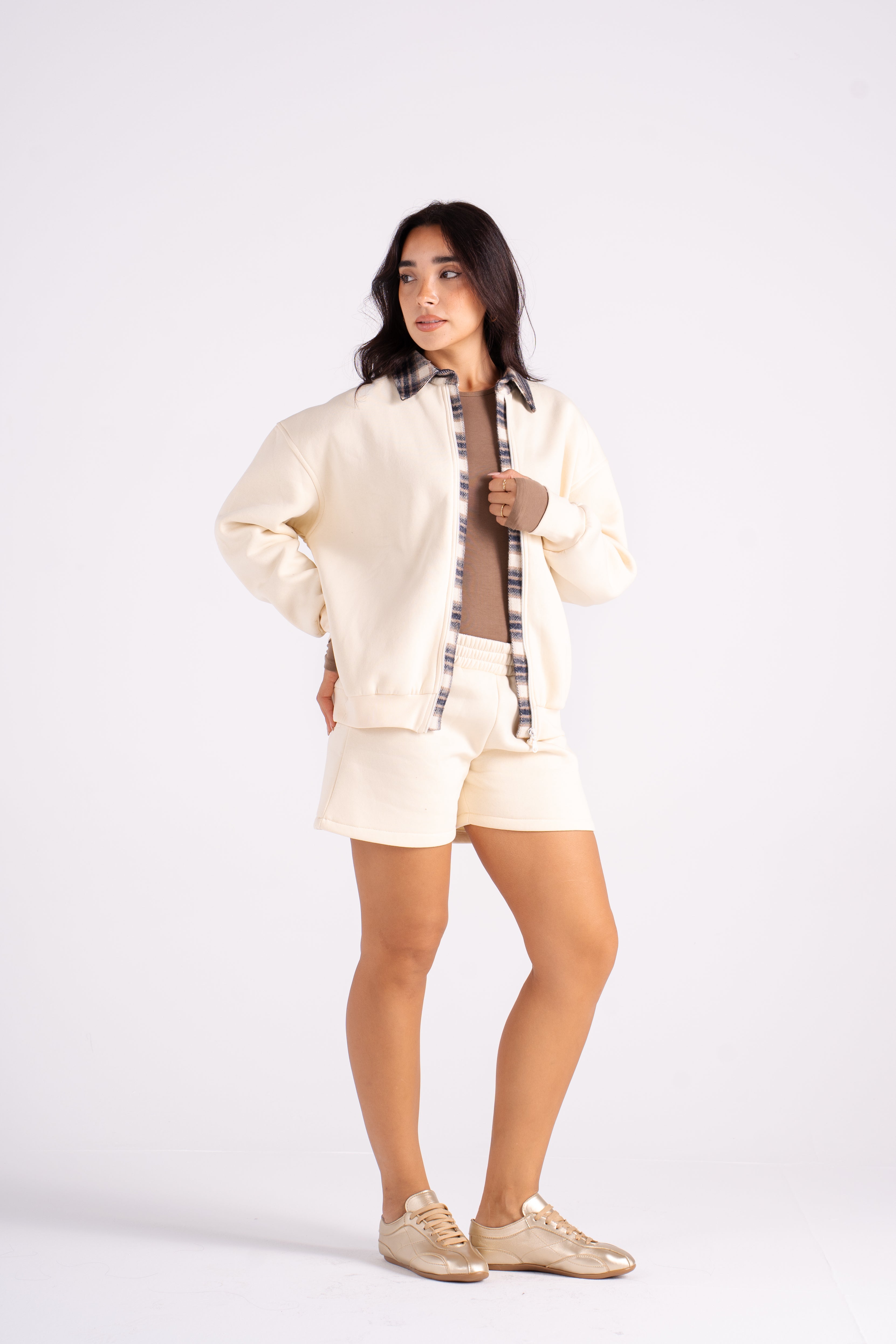 The Short Suit Shorts - Off White