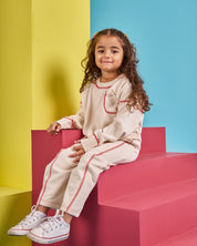 Kids Inside out set Creme