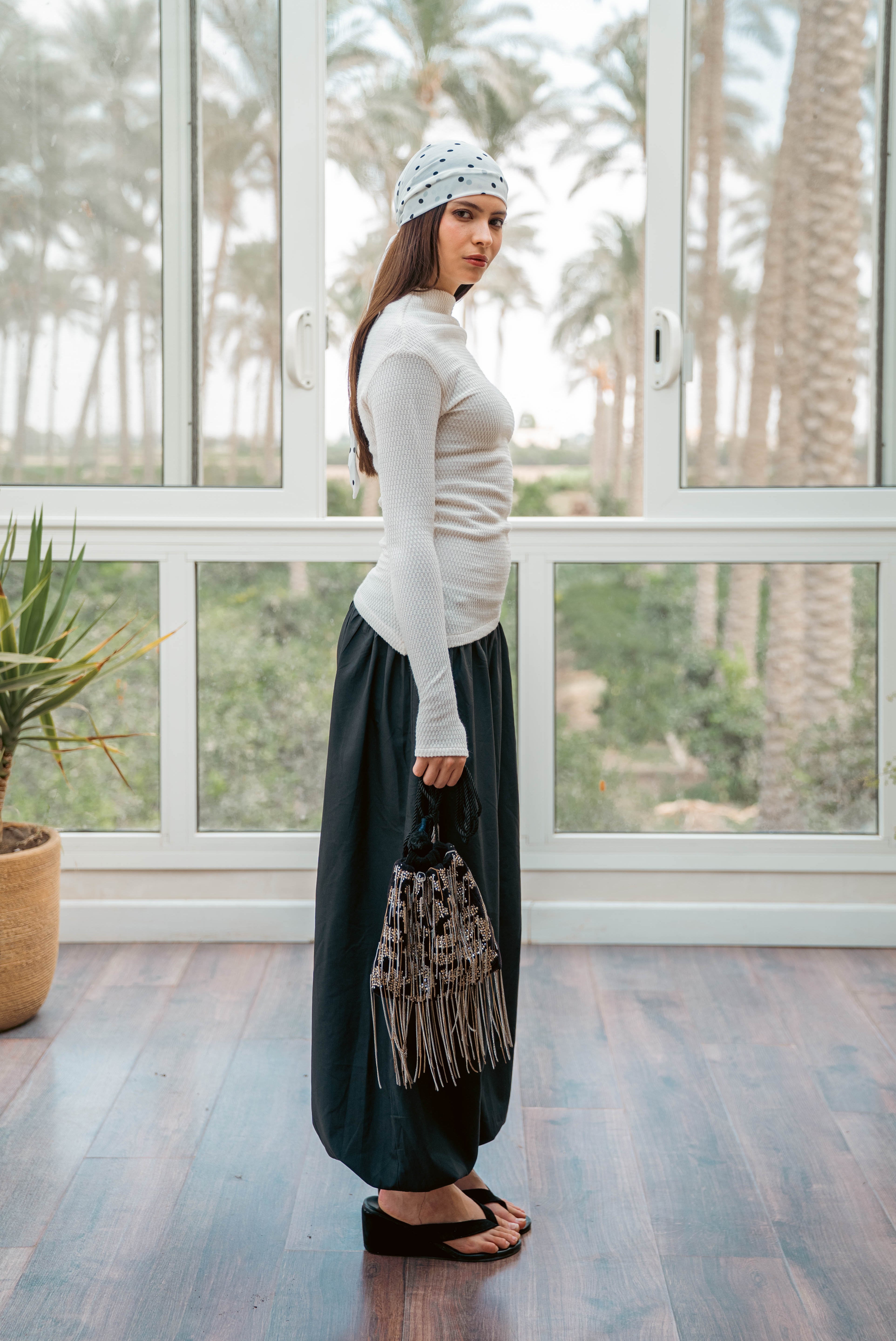 The Sleek High Neck Top