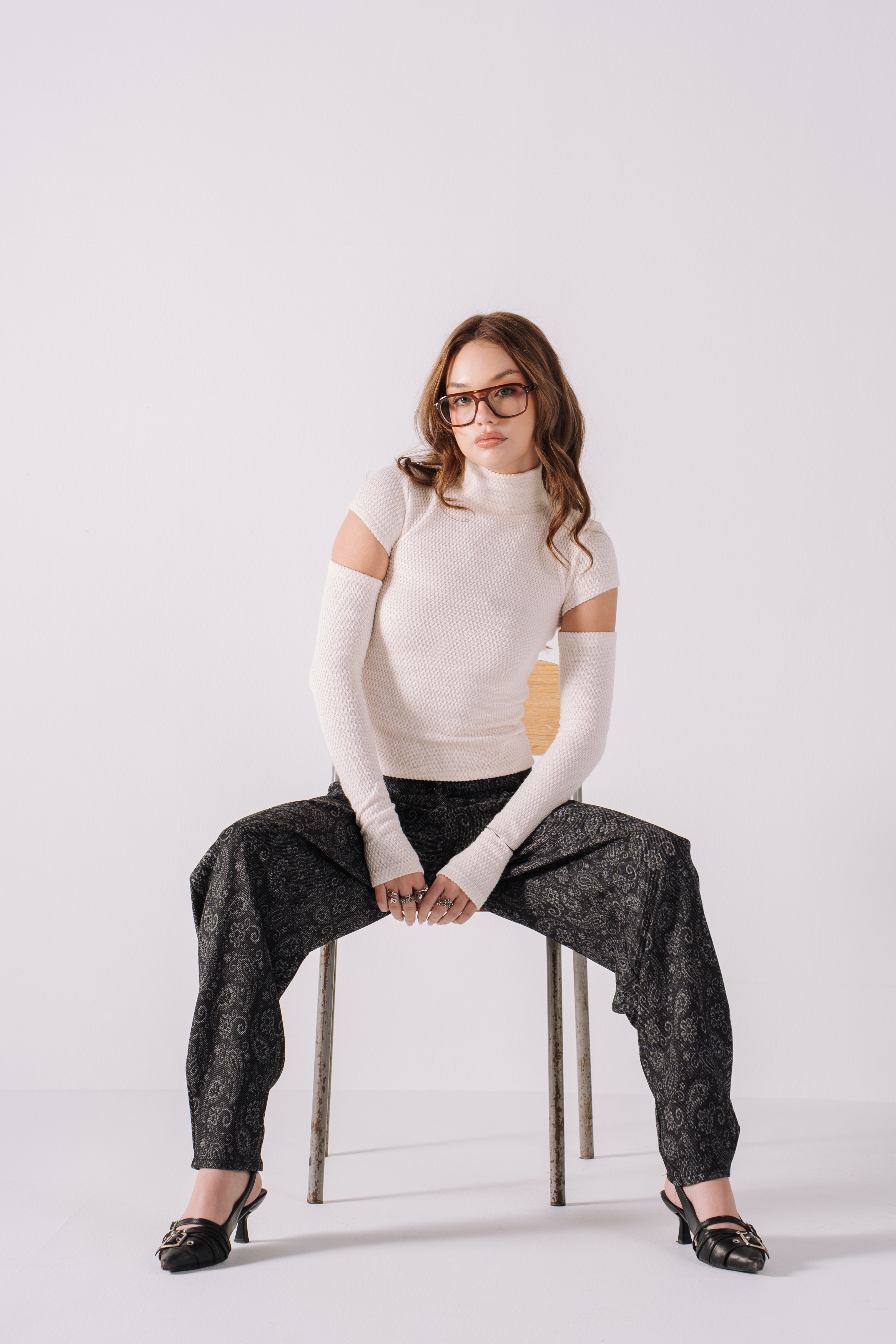 The Detached High Neck Top