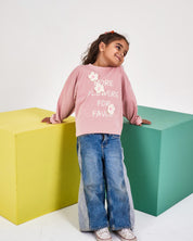 Kids The More Flowers Sweater