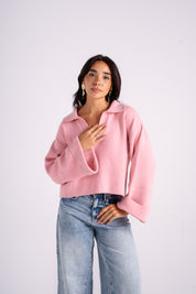 The Knitted Polo Sweater