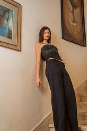The Black Wide Leg Pants