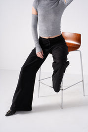 The Black Wide Leg Pants