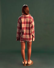 The Cozy Checkered Pajama Set