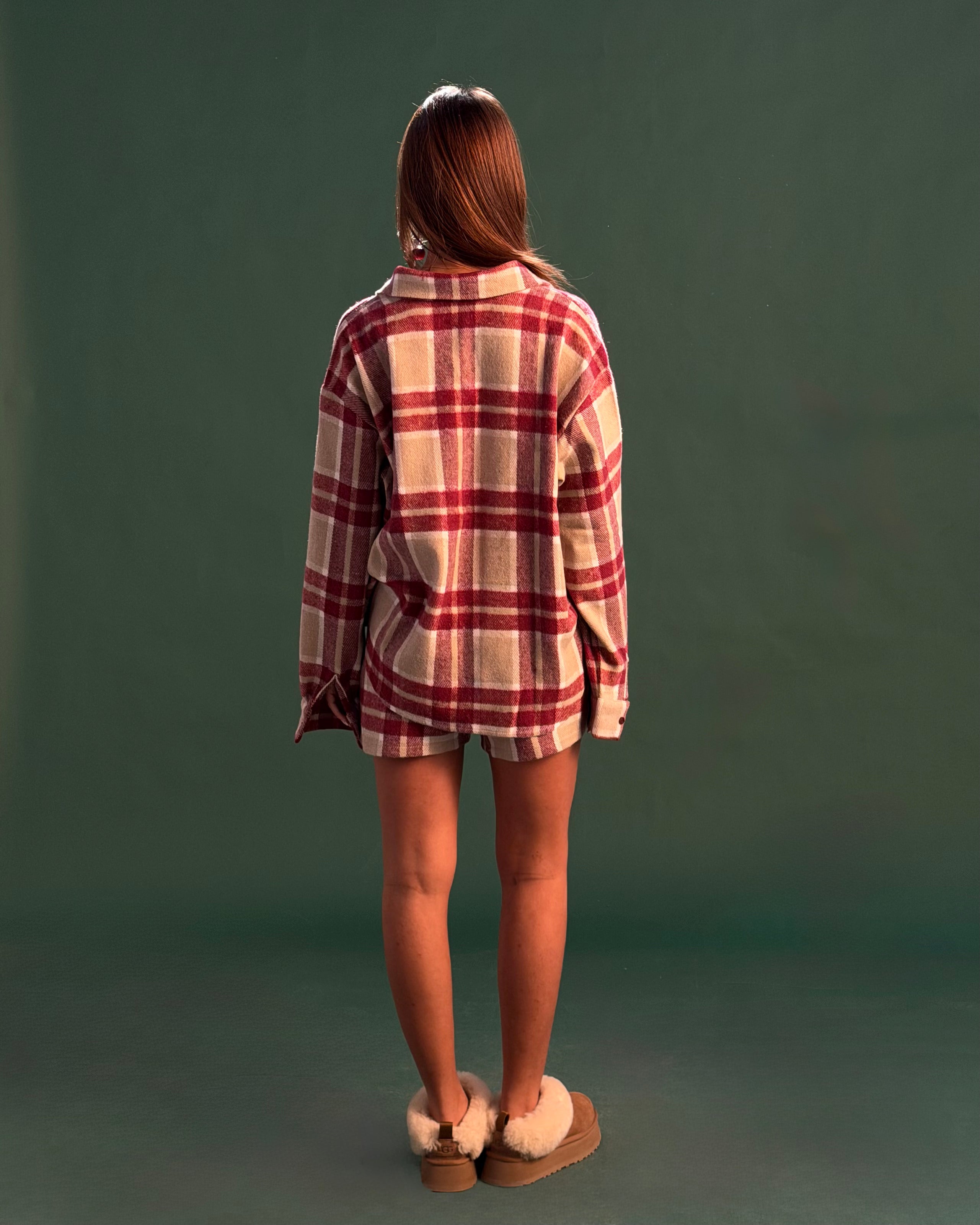 The Cozy Checkered Pajama Set