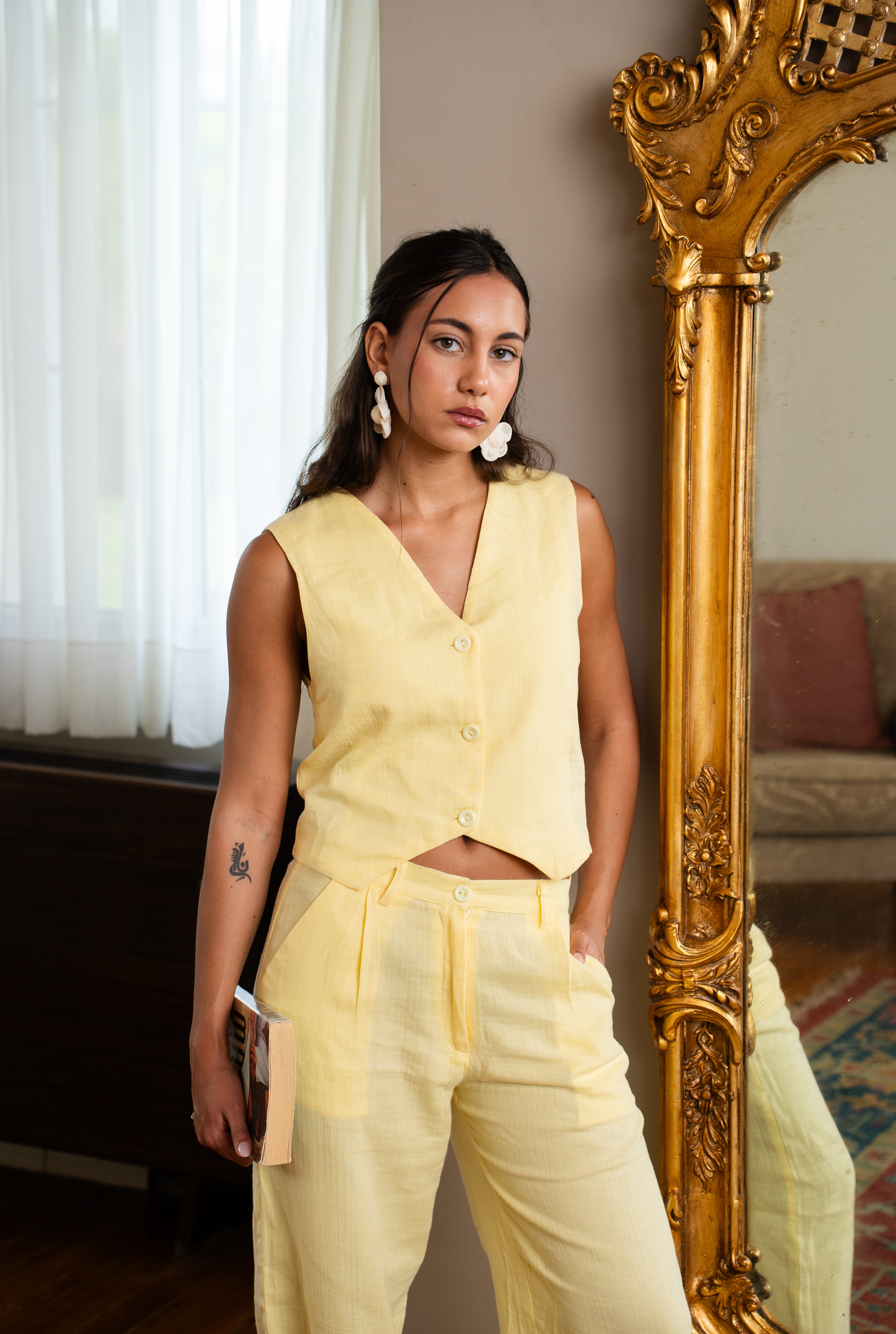 The Vested Linen - Yellow