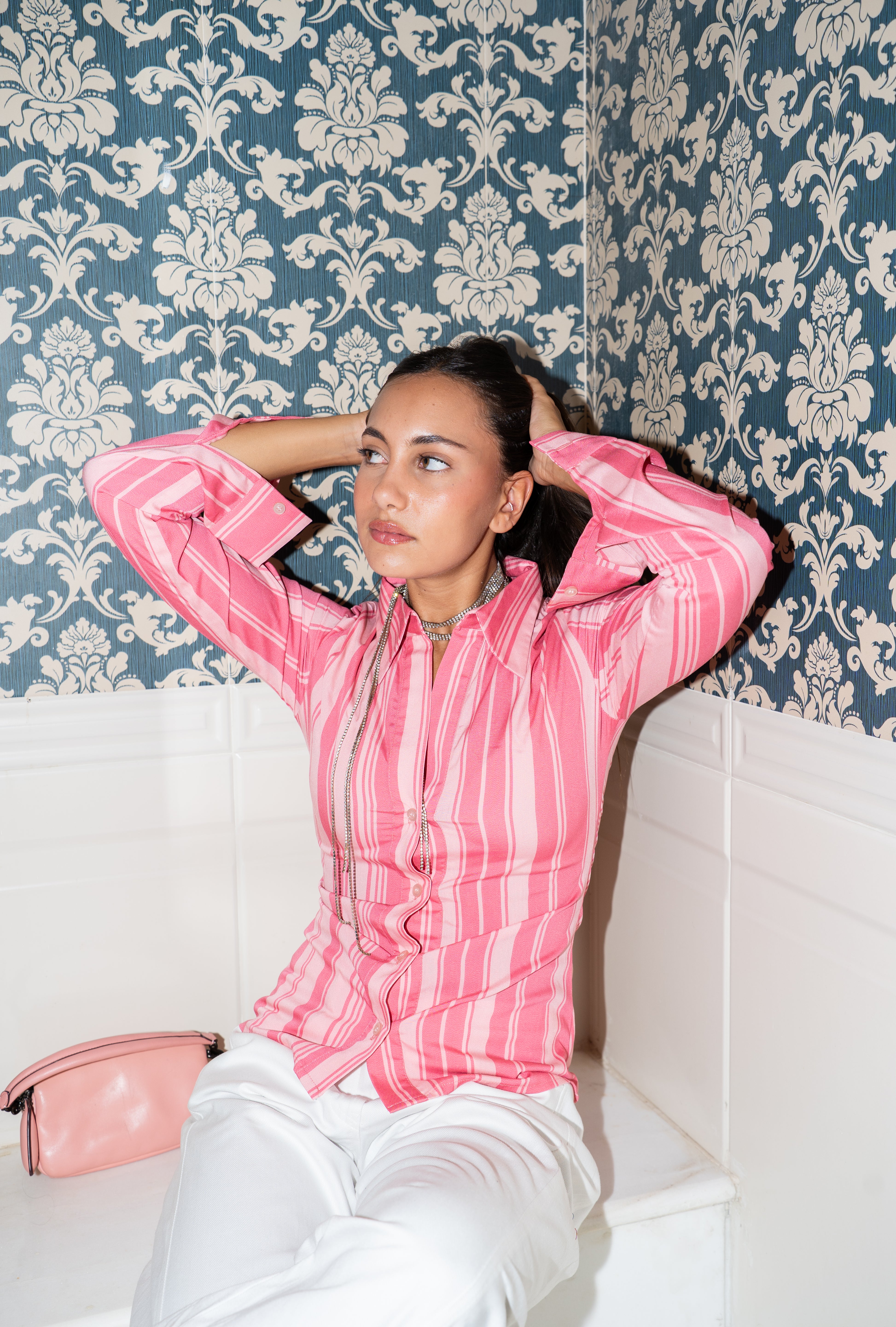 Pink Candy Cane Shirt