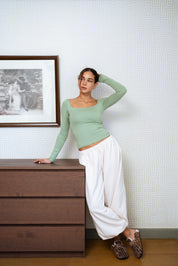 Structured Square Long Sleeve