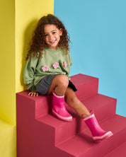 Kids The Matcha Flower Sweater