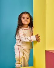 Kids Inside out set Creme