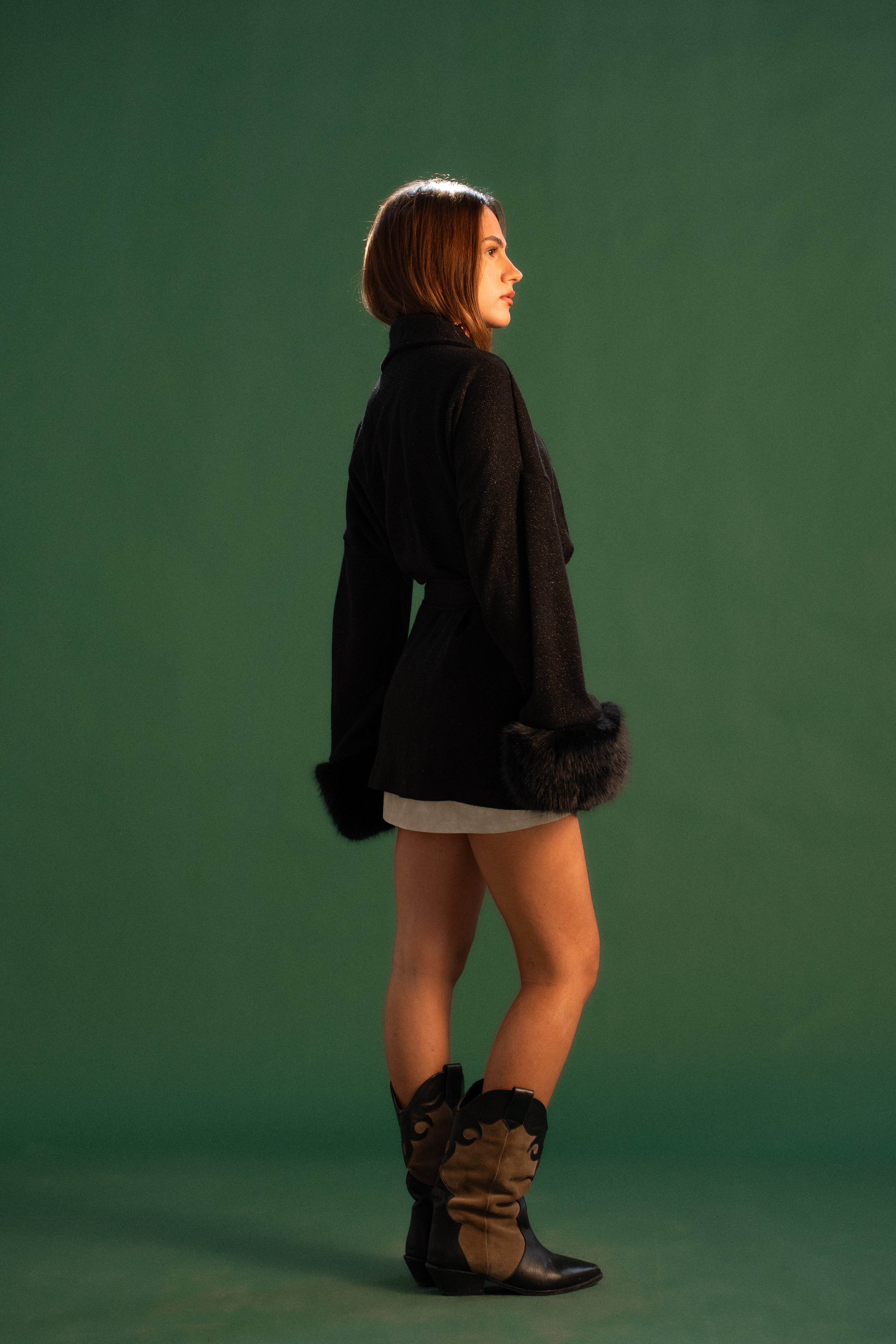 The Fur Wraparound Cardigan